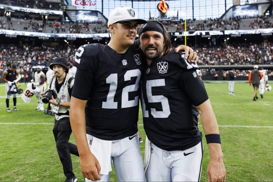 Gardner Minshew, Aidan O'Connell to compete for Raiders' QB job this week in practice