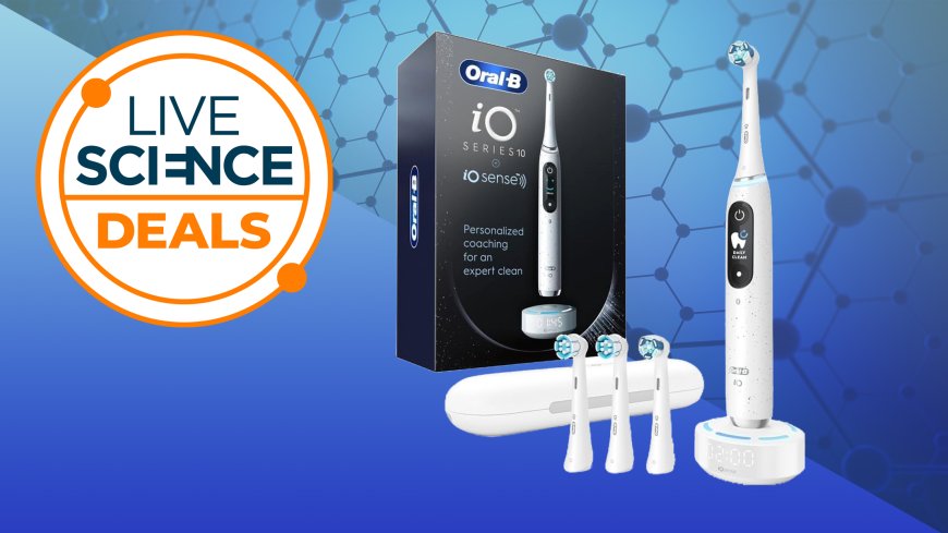 Save $120 on the tooth-friendly Oral-B iO Series 10 electric toothbrush this Prime Day