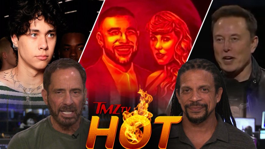 TMZ TV Hot Takes: Diddy Baby Oil Joke, Elon Musk's Robots, Travis Kelce