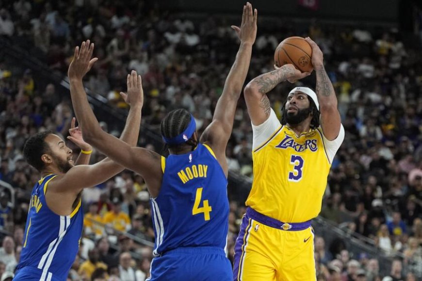 Lakers can't get shots to fall in preseason loss to Warriors