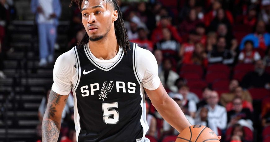 Stephon Castle Excites NBA Fans Despite Spurs' Loss to Reed Sheppard, Rockets