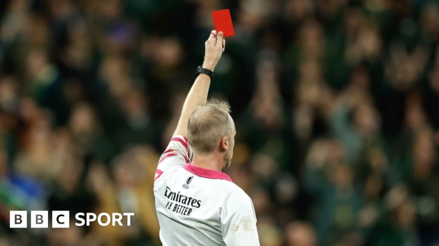 Twenty-minute red cards trial set for autumn Tests