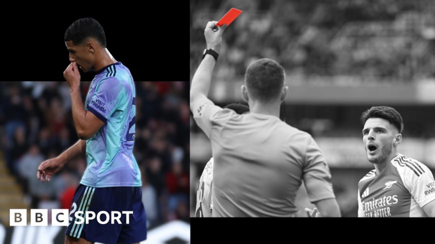 Do Arsenal have a red card problem - and could it cost them the title?