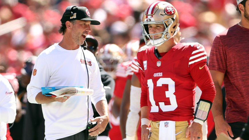 Shanahan clarifies locker-room chat with Purdy after 49ers' loss