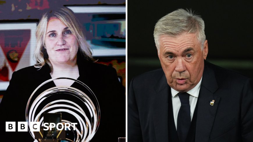 Ancelotti and Hayes win Ballon d'Or coach awards