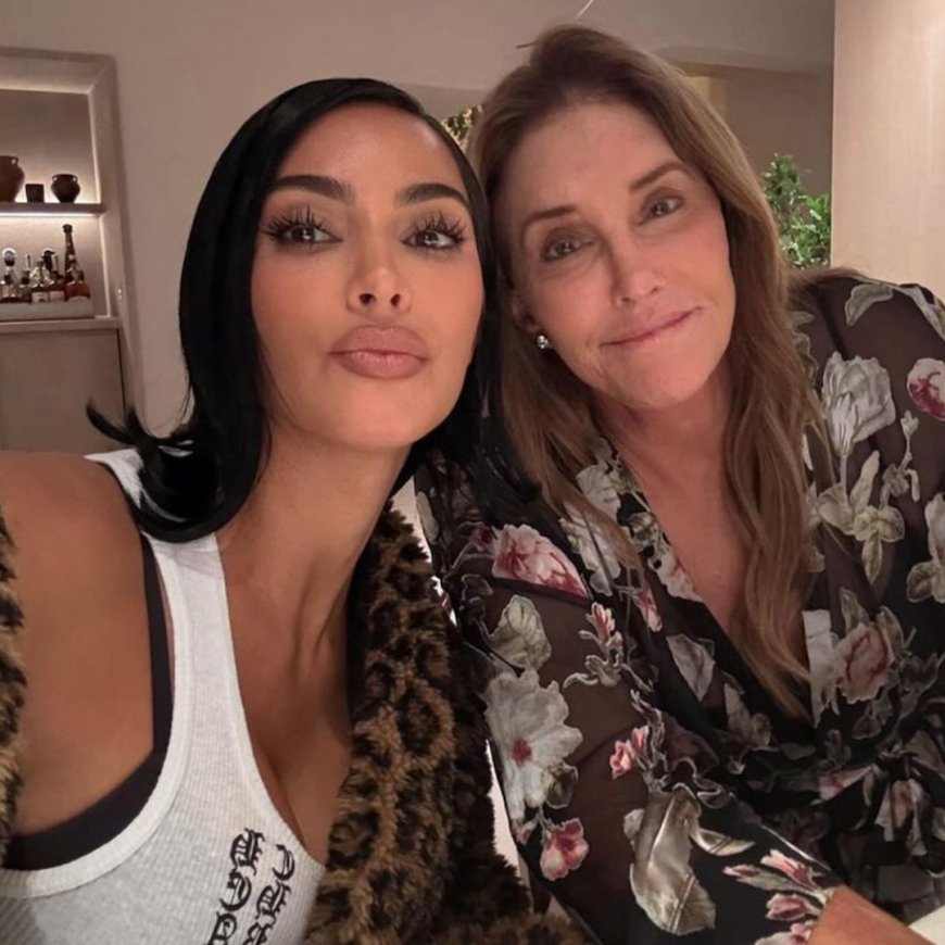 Kim Kardashian Joins Brody Jenner at Caitlyn Jenner's Birthday Party