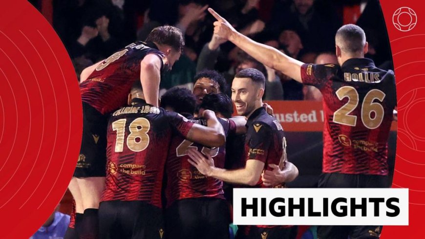 Non-league Tamworth stun Huddersfield in FA Cup