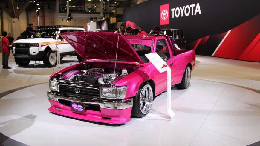 'Top Gear' Host Turns An Old School Toyota Pickup Into A Drift Car With Lowrider Vibes