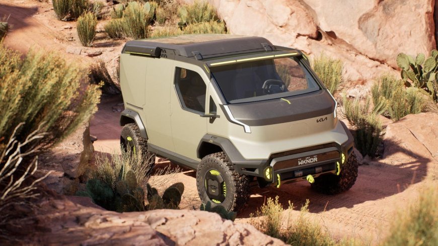 Kia Better Make This Badass Electric Adventure Van Concept It Debuted At SEMA