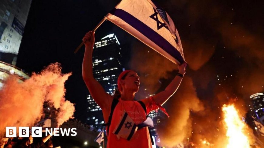 Protests erupt in Israel after Netanyahu fires defence minister