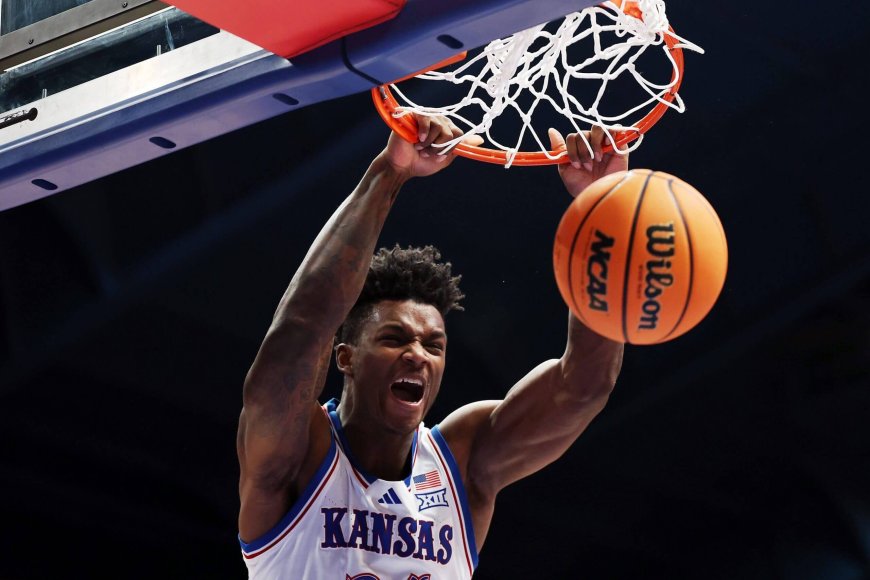 Top-ranked Kansas holds off UNC thanks to depth and shooting — or at least the threat of it