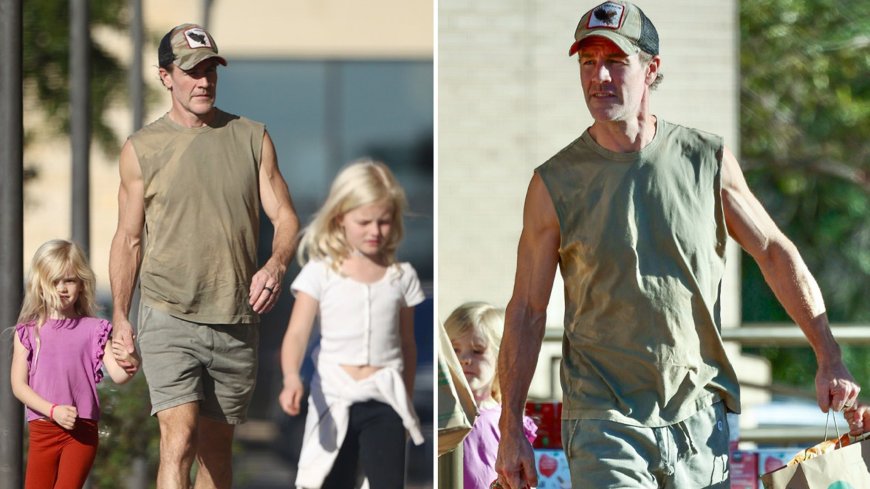 James Van Der Beek Enjoys Family Grocery Outing Amid Cancer Battle