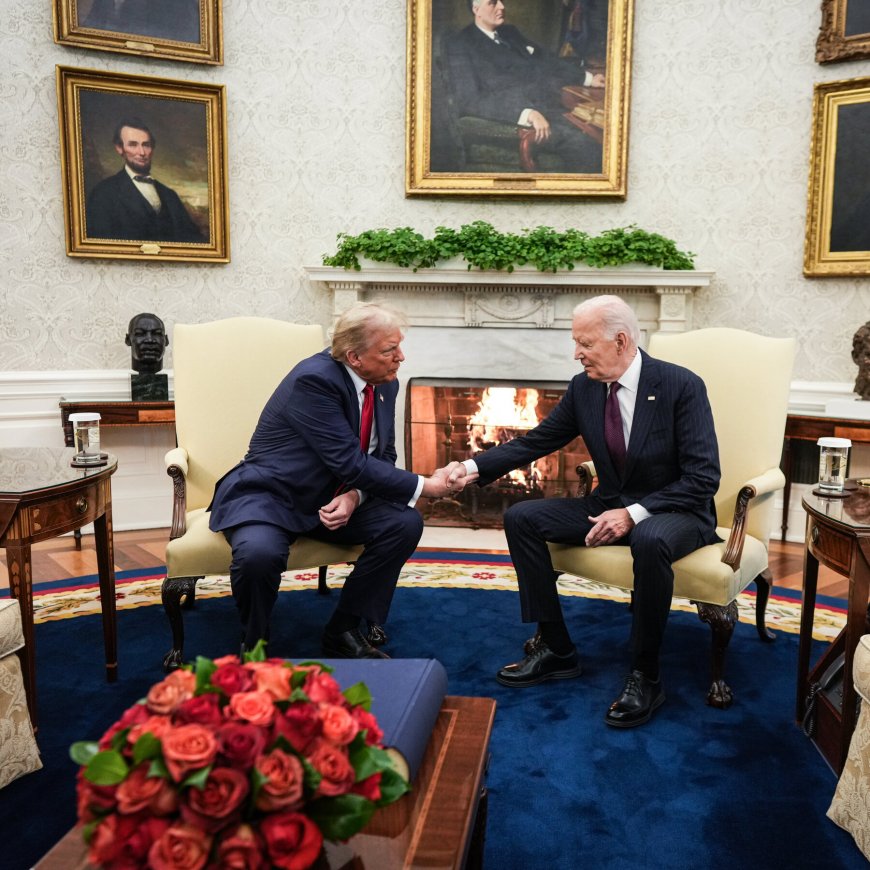 Trump and Biden Meet at the White House