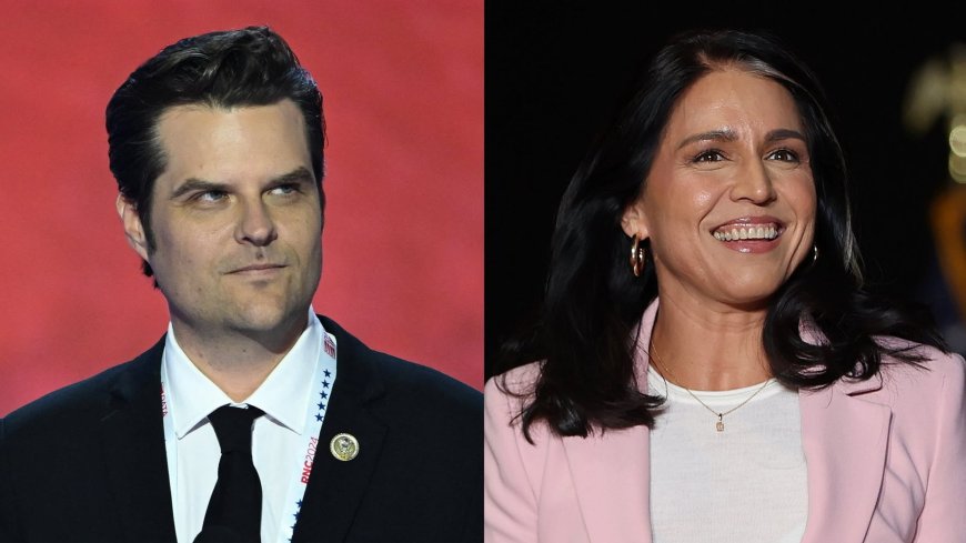 Donald Trump taps loyalists Matt Gaetz and Tulsi Gabbard for key roles