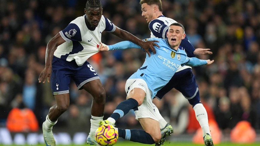 Five crazy stats as Manchester City's losing streak continues in lopsided loss to Tottenham Hotspur