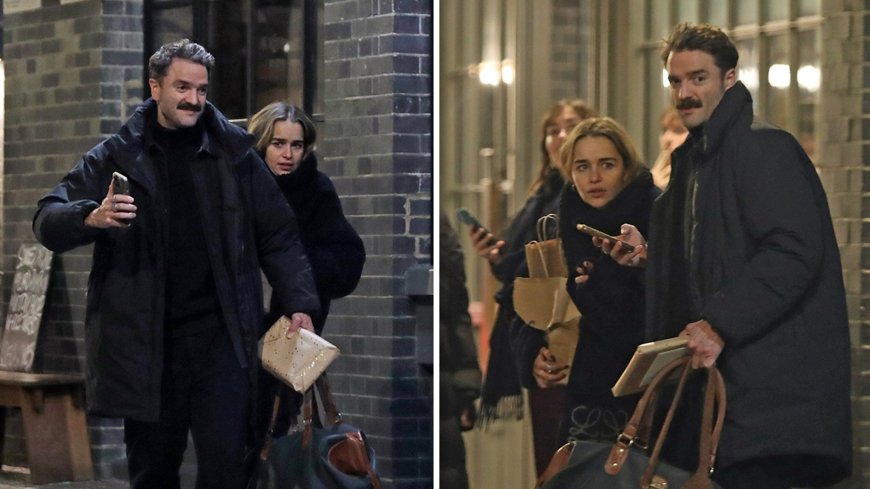 Actress Emilia Clarke Hangs Out with DJ Bassi Fox in London