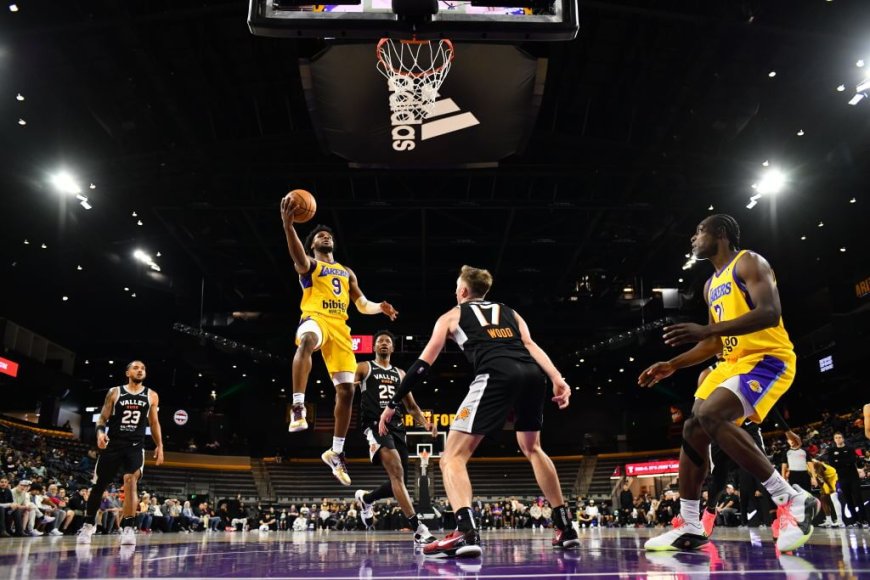 Bronny James shines in G League road debut with 30 points in 25 minutes