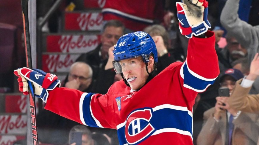 Habs' Laine nets hat trick as road back continues