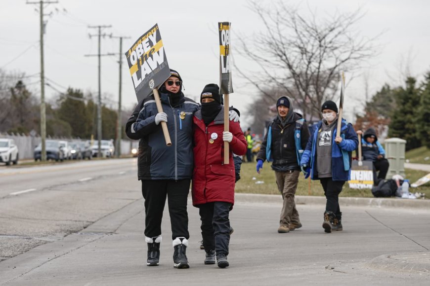 As Teamsters go on strike, Amazon and its investors are trying to shrug it off