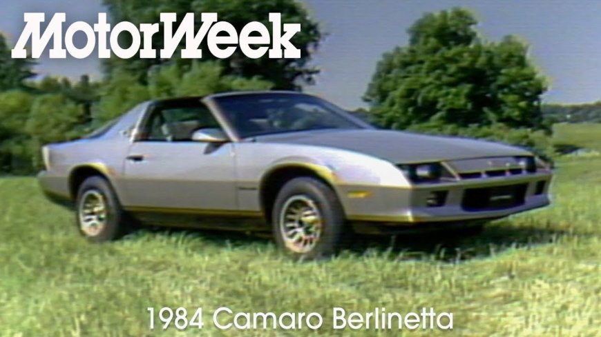 1984 Chevrolet Camaro Berlinetta Was Slow As Hell But Had Extendable Control Pods And A Swiveling Radio