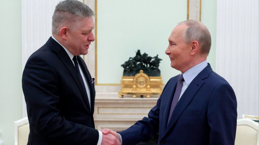 Putin meets Slovakia’s Fico in rare visit by an EU leader since invasion